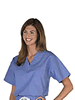 Medline� Unisex Scrub Shirts - Ceil Blue
