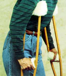 Crutch Cover - Unreal Lambskin