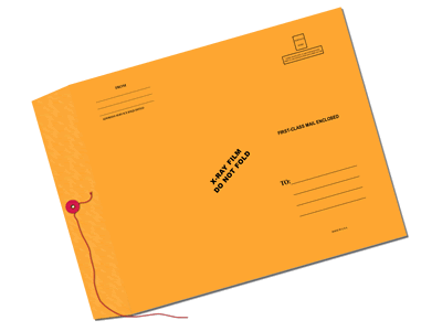 X-Ray Film Mailers 15x18