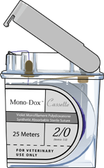 Monodox� Absorbable Suture In Cassettes