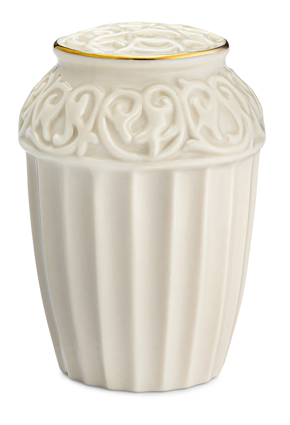 Cremation Urn Lenox Porcelain and 24karat Gold