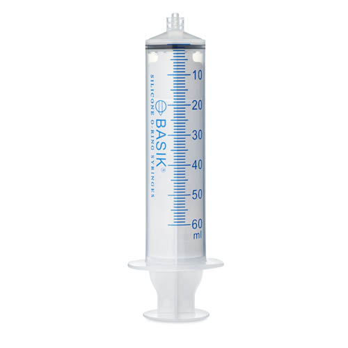 BASIK silicone O-ring syringes catheter tip enteral feeding
