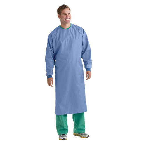 Autoclavable Cloth Surgical Gowns - Blue
