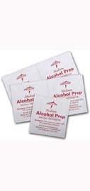 Alcohol Prep Pads 100/box  70% Isopropyl Aclohol