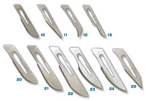 Dynarex Surgical Blade  #11  stainless steel  100/bx