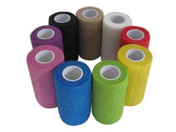 Coflex, Vetwrap, vetrap, cohesive tape, self stick tape