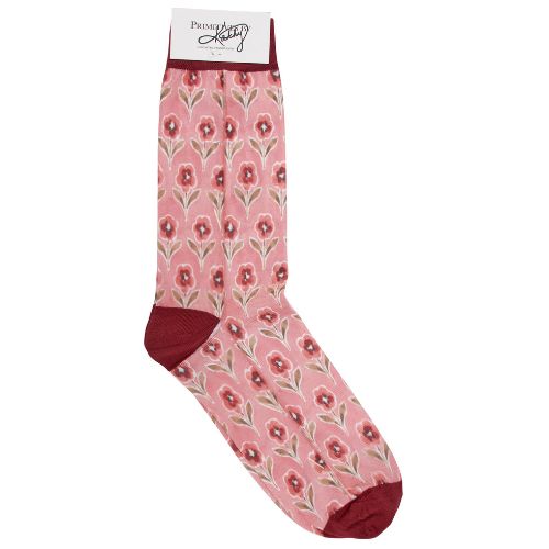 Stunning Womens Floral Design Socks Free With $195+ Order