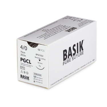 BASIK PGCL suture compares to Monocryl mid-term suture.