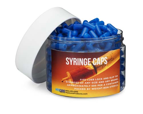 Syringe caps fit any brand or style syringe