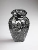 UrnConcern Bendemeer Black Grain Urn - Solid Marble