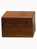 UrnConcern Mayfield Solid Wood Urn - Walnut Made In USA