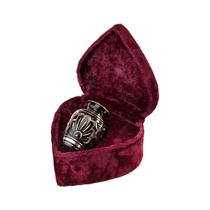 Urnconcern Cremation Urn, Classic Blask and Gold