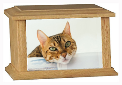 UrnConcern Genuine Oak Cremation Urn