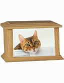 UrnConcern Taylor Oak Solid Wood Urn